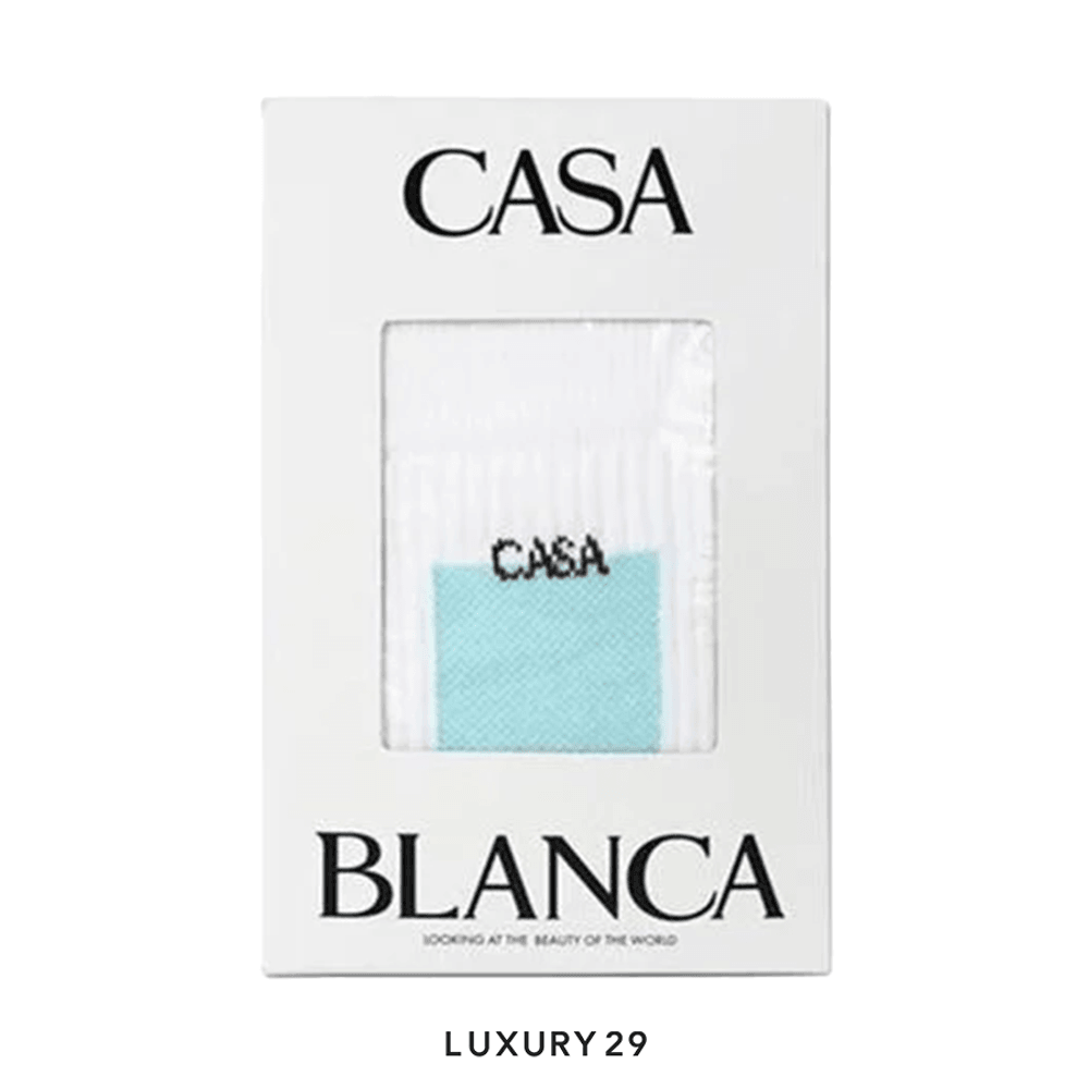 CASABLANCA Casa Sport Socks White(Free Size, White)
