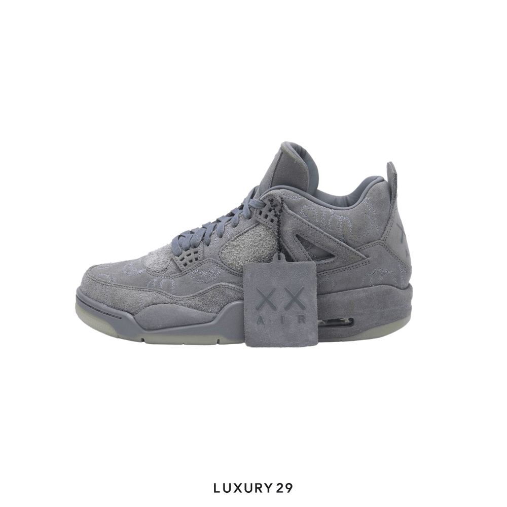 Nike Jordan 4 Retro Kaws(44, Grey)