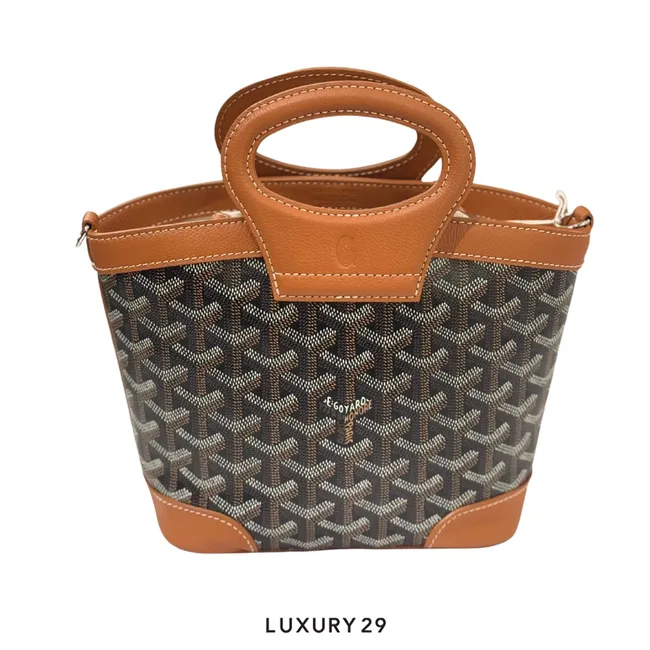 Goyard Beluga Bag Mini Black Tan