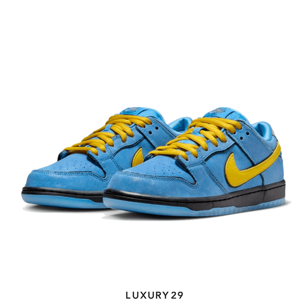 Nike SB Dunk Low The Powerpuff Girls Bubbles(M)(40.5, Blue)