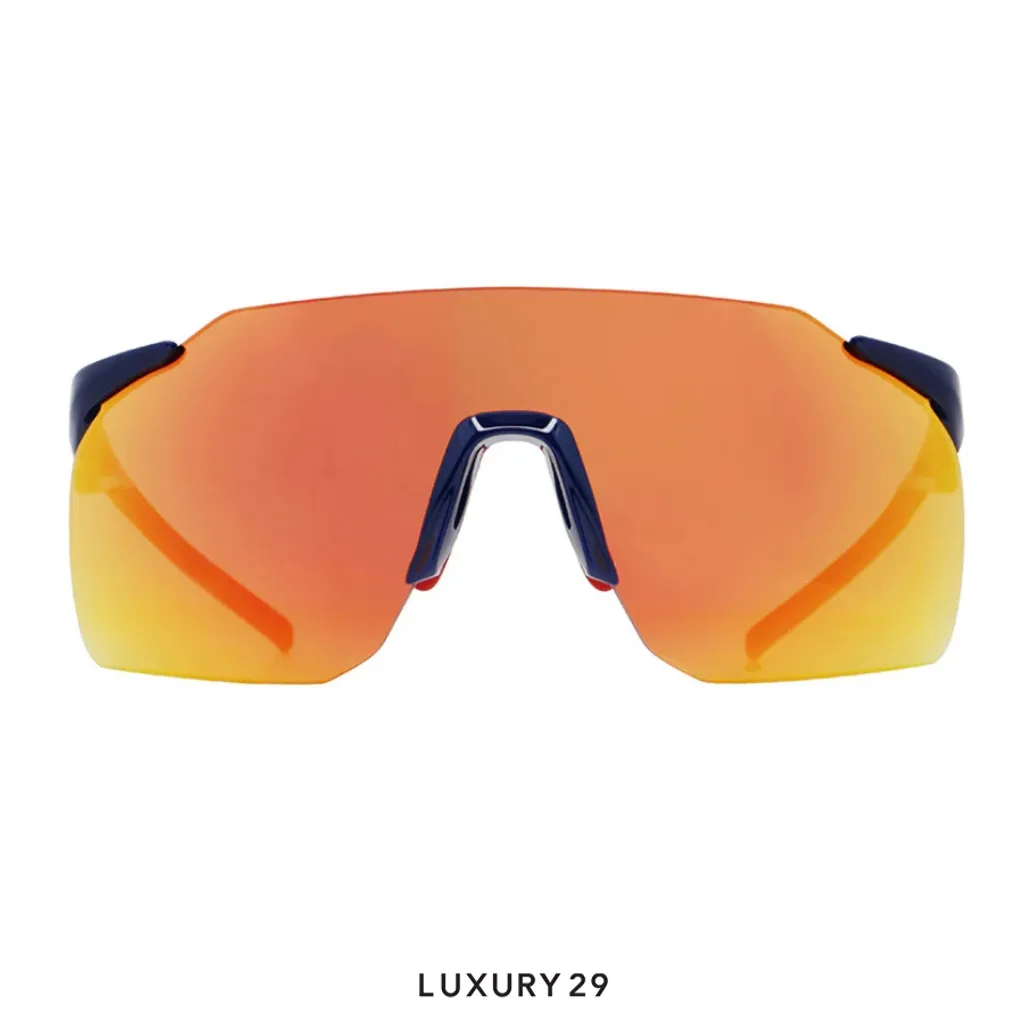 Red Bull Spect Sunglasses Gabe-02 brown with red mirror(Free Size, Orange)