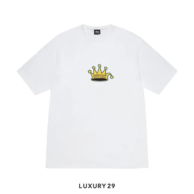 Stussy KING CROWN TEE White