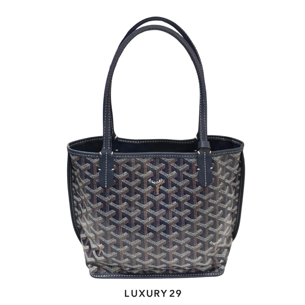 Goyard Anjou Mini Bag Navy Blue(Mini, Blue)