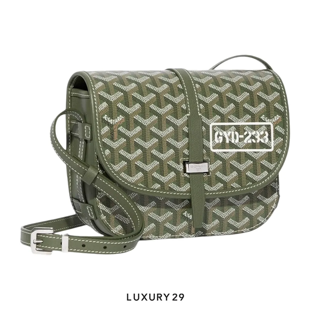 Goyard Belvedere PM Bag  Khaki - GYD-233(Small, Green)