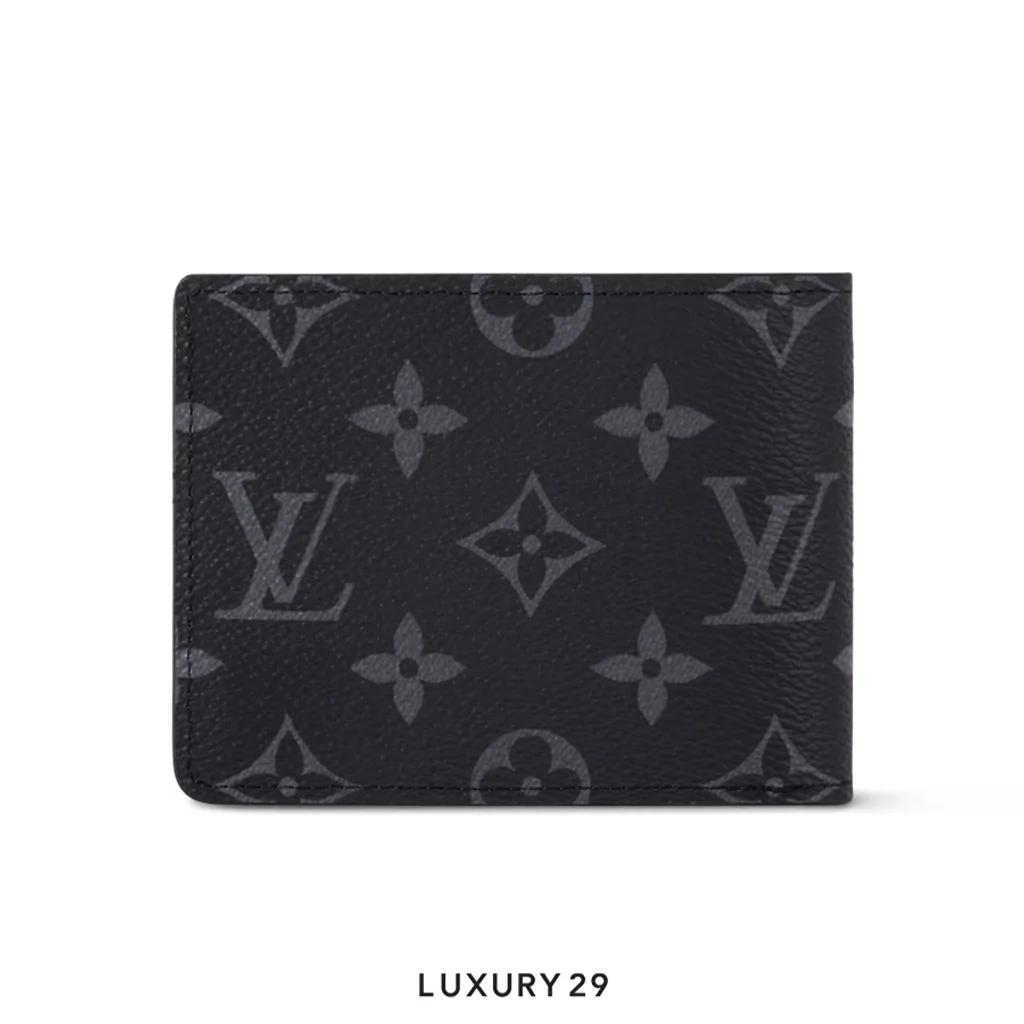 Louis Vuitton Slender Wallet Eclipse(Small, Black)
