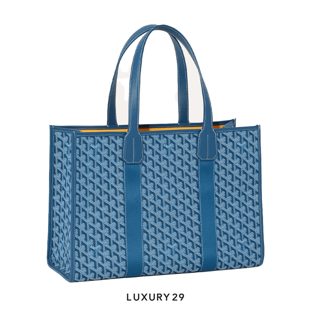 GOYARD トートバッグ Goyard Goyardine Saint Louis Opaline Claire Voie GM Limited