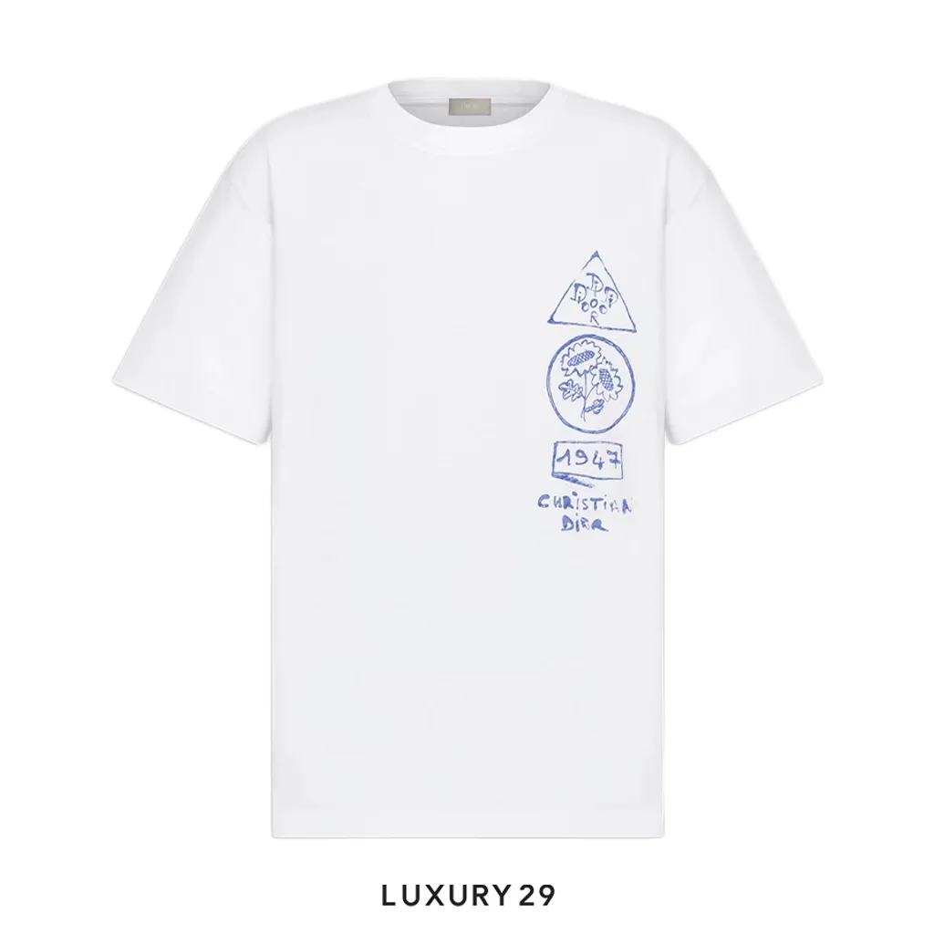 DIOR AND HYLTON NEL T-Shirt Relaxed Fit White(XS, White)