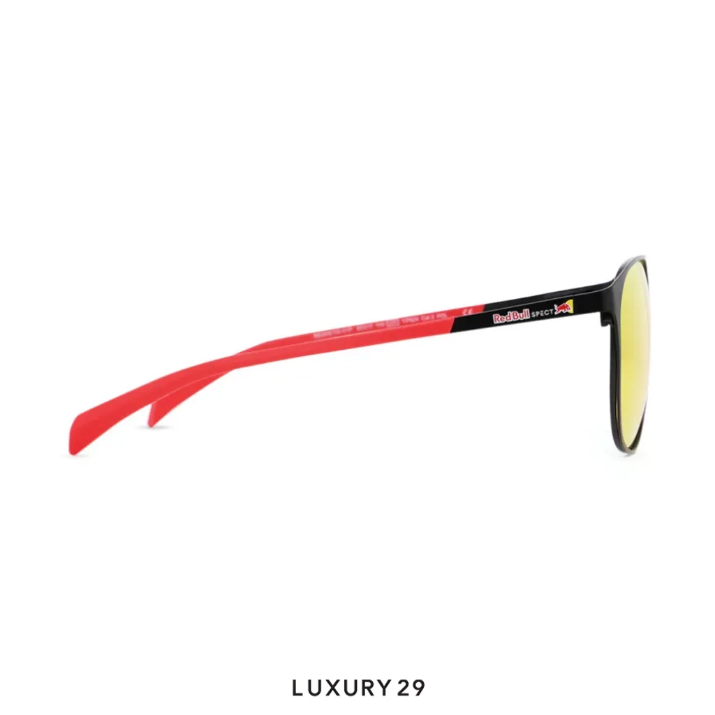Red Bull Spect Sunglasses REDMS100-01P Flat Concept brown with red mirror(Free Size, Yellow)