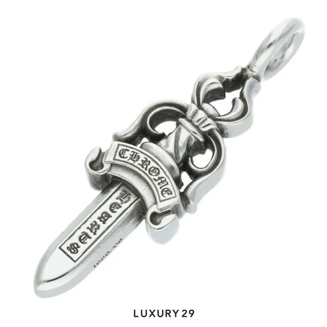 Chrome Hearts 925 Silver Dagger Pendant