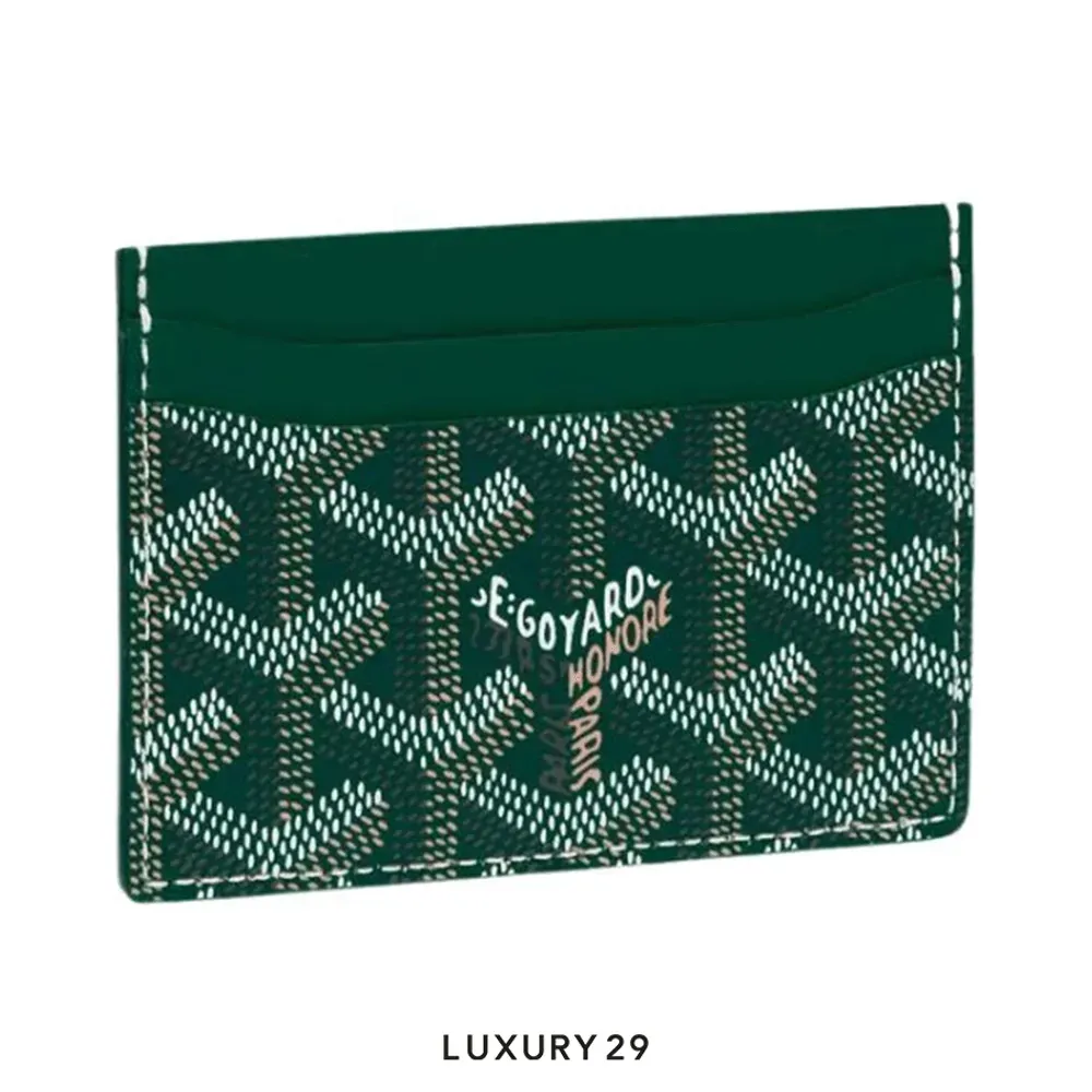 Goyard Saint-Sulpice Card Wallet Green(Small, Green)