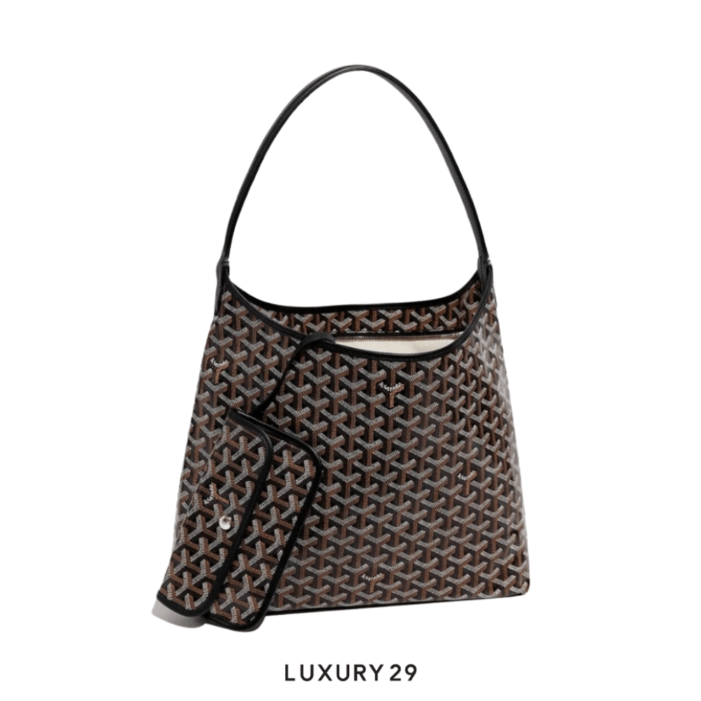 Goyard Boheme Hobo Bag Black(Small, Black)