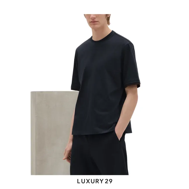 Hermes "Piqures sellier" t-shirt Marine