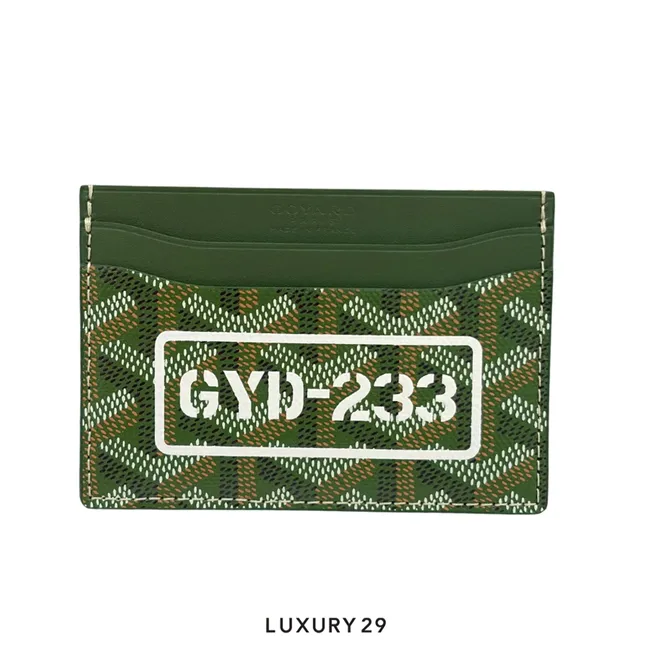 Goyard Saint-Sulpice Card Wallet Khaki - GYD233