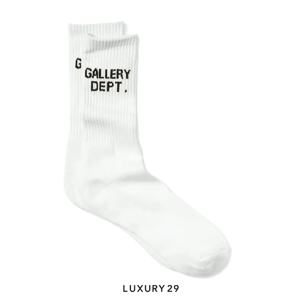 Gallery Dept. Clean Sock White(Free Size, White)