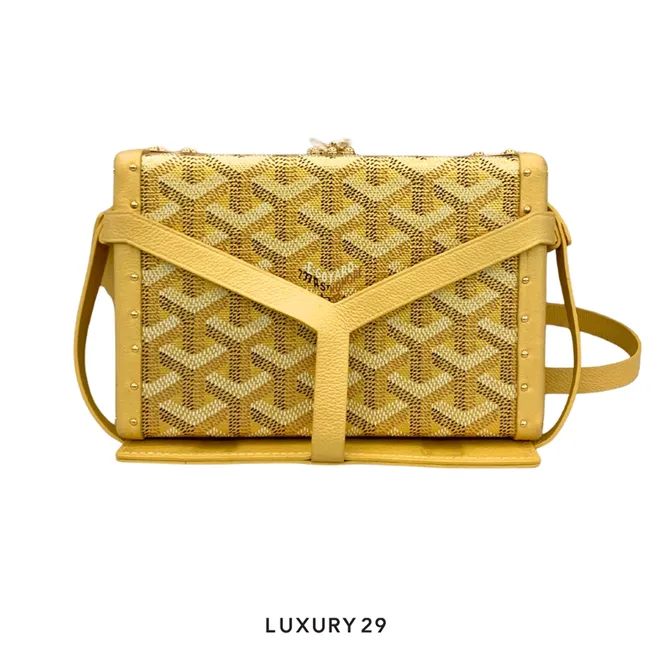Goyard Minaudiere Trunk Bag Gold