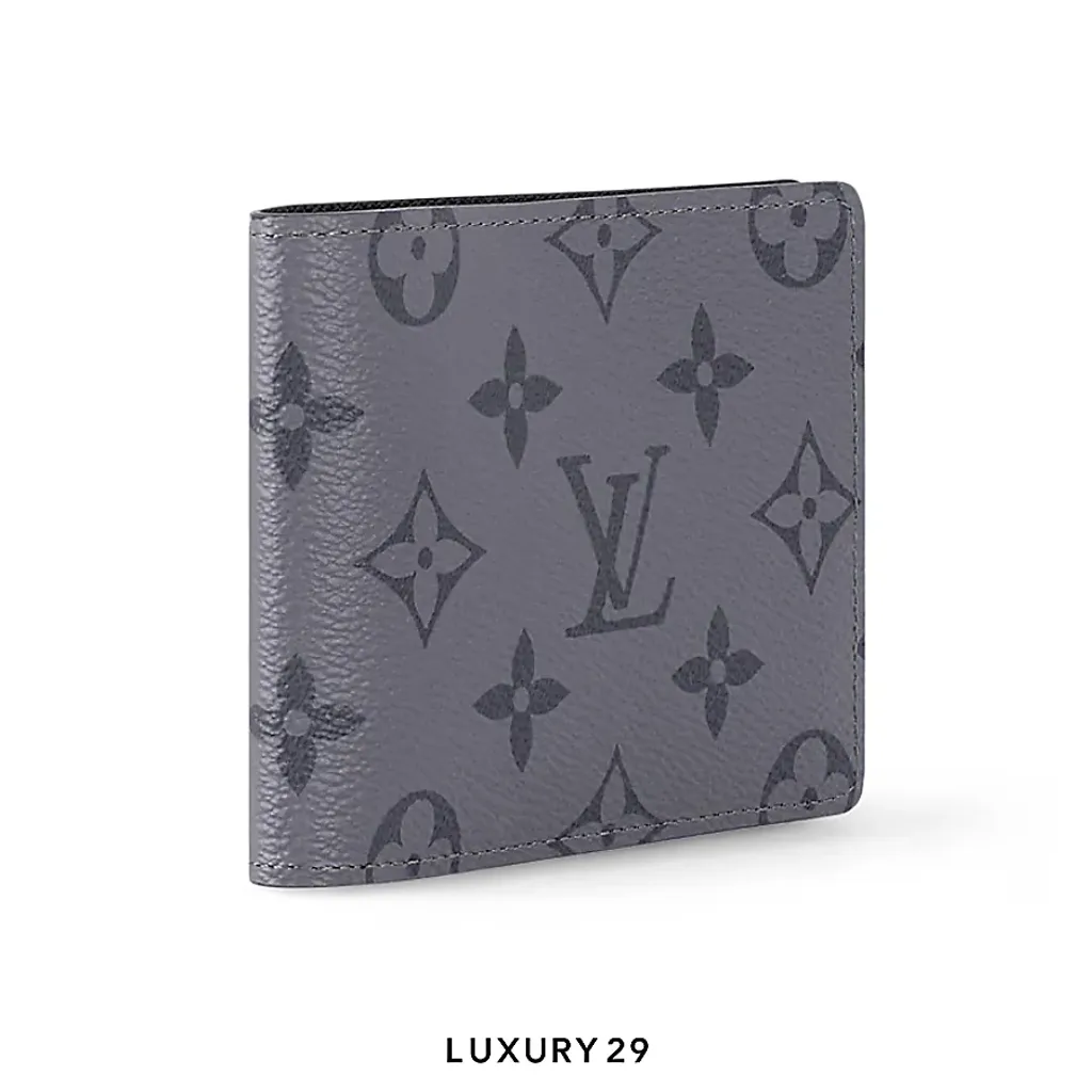 Louis Vuitton LV Slender bag Monogram Eclipse Reverse Canvas Grey(Small, Grey)