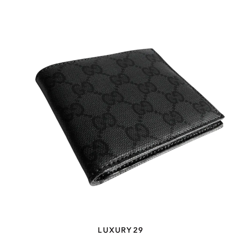 Gucci Essence Classic bi-fold wallet Black(Small, Black)