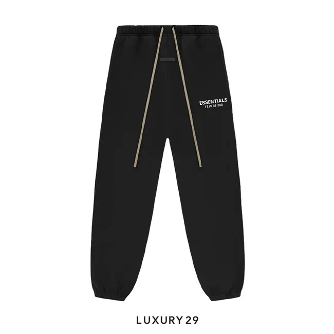 ESSENTIALS FEAR OF GOD fleece sweatpants Black