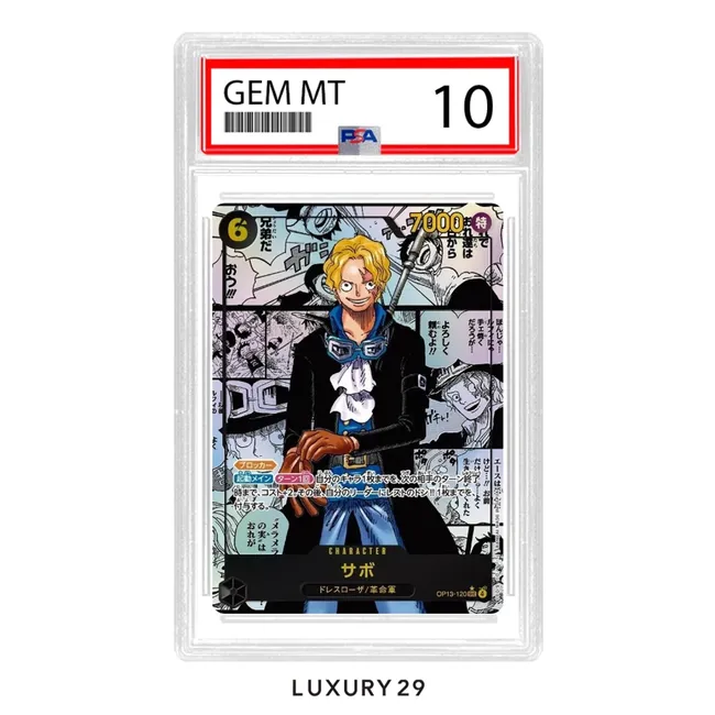One Piece SABO Manga Black OP15-120 PSA10  (JP)