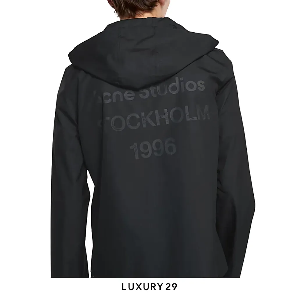 Acne Studios Hooded Shirt Zip Black(M, Black)