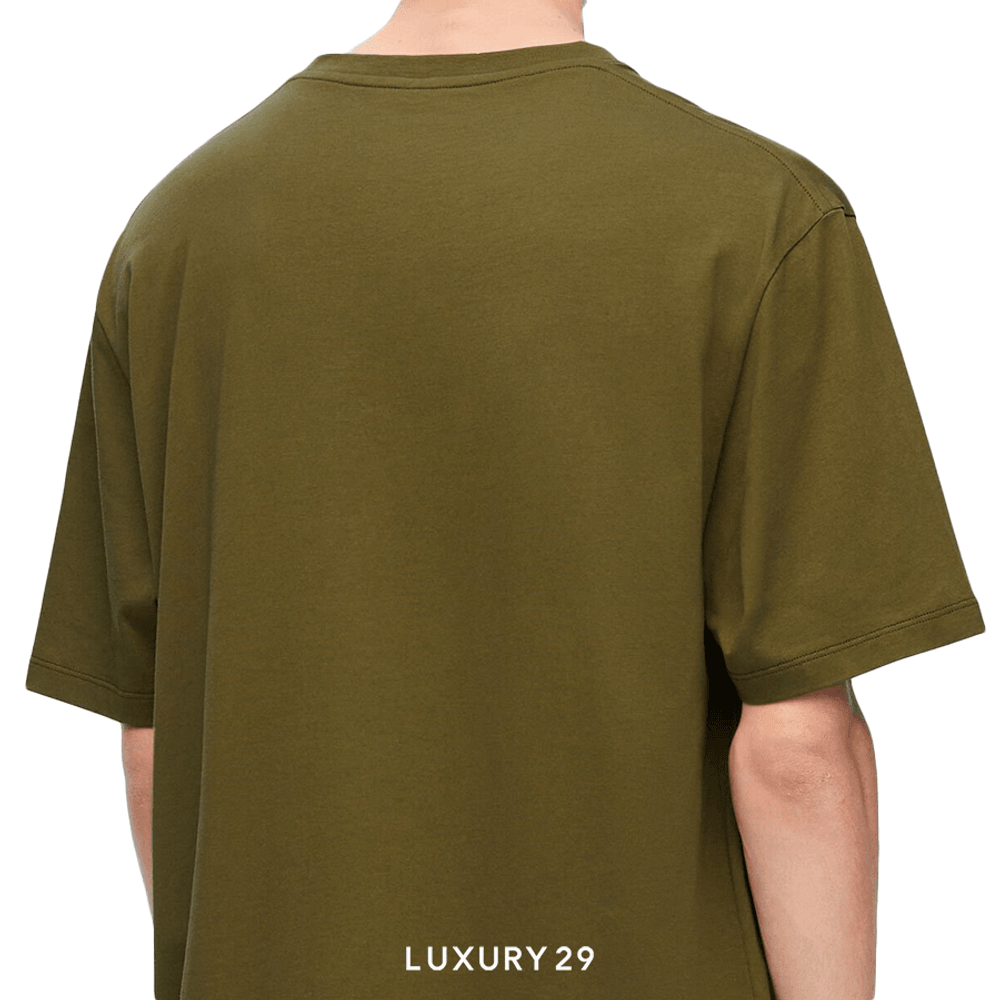 Loewe Relaxed fit T-shirt in cotton Hunter Green
