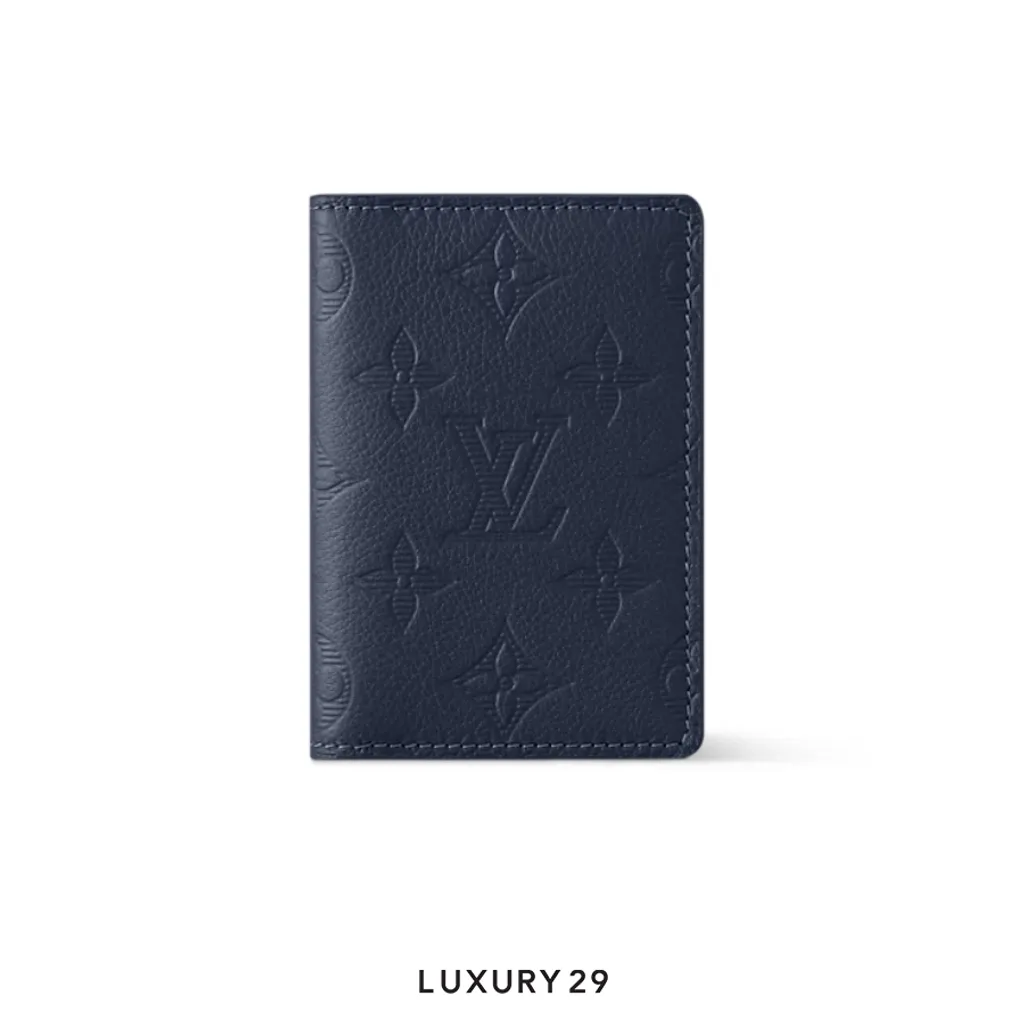 Louis Vuitton LV Pocket Organizer Navy(Small, Blue)