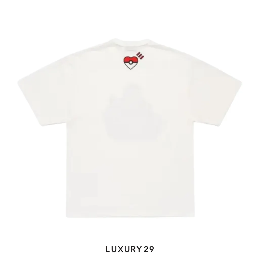 Human Made X Pokemon Made Magikarp Graphic T-Shirt White(S, White)