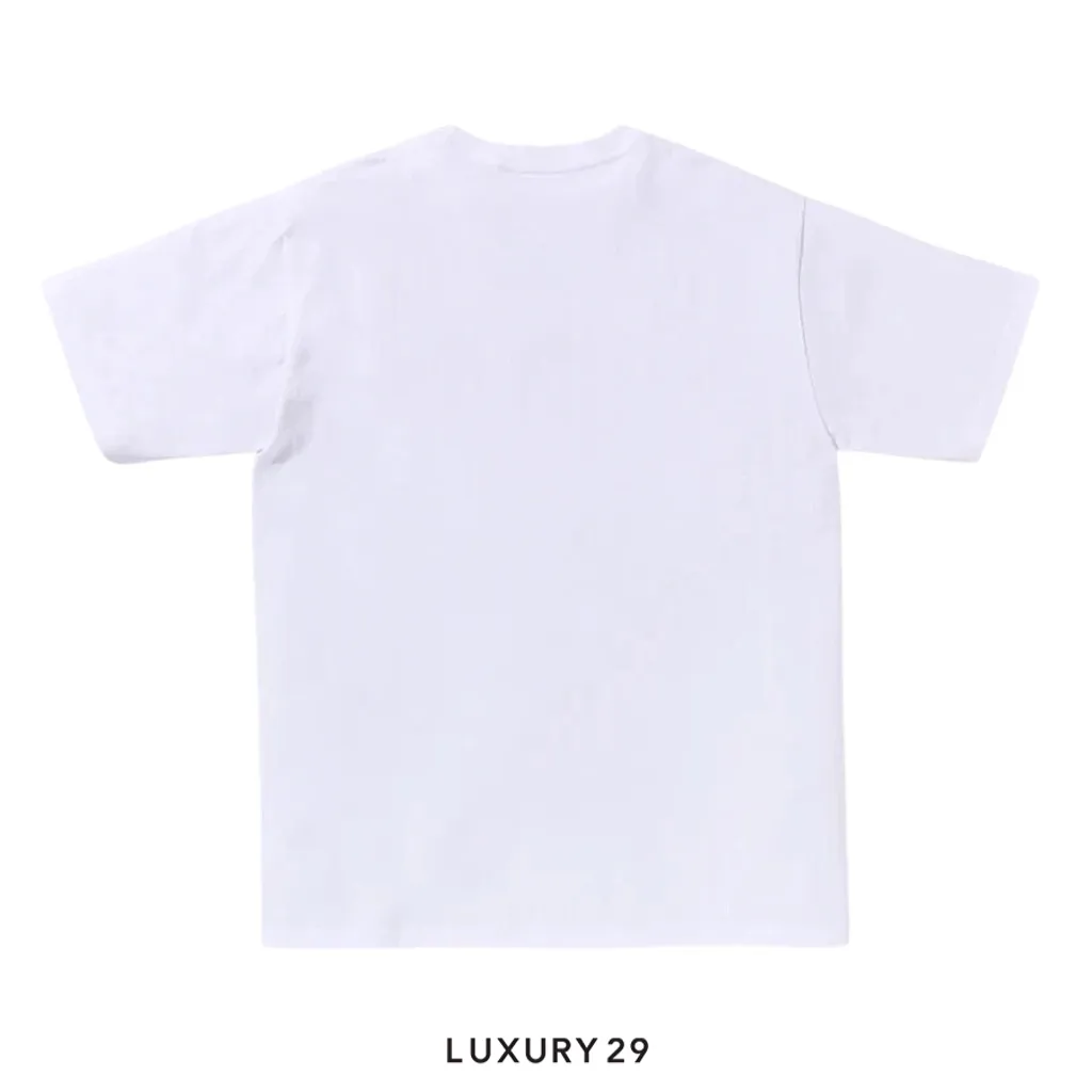 A Bathing Ape Men's 1ST CAMO MOVING APE HEAD TEE White(S, White)