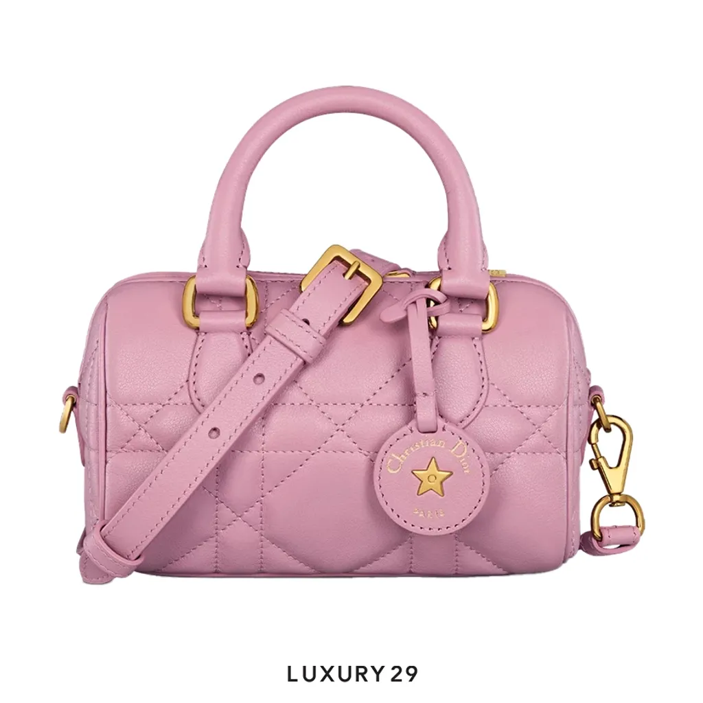 Dior Groove 17 Nano Bag Hydrangea Pink Macrocannage Calfskin(Mini, Pink)