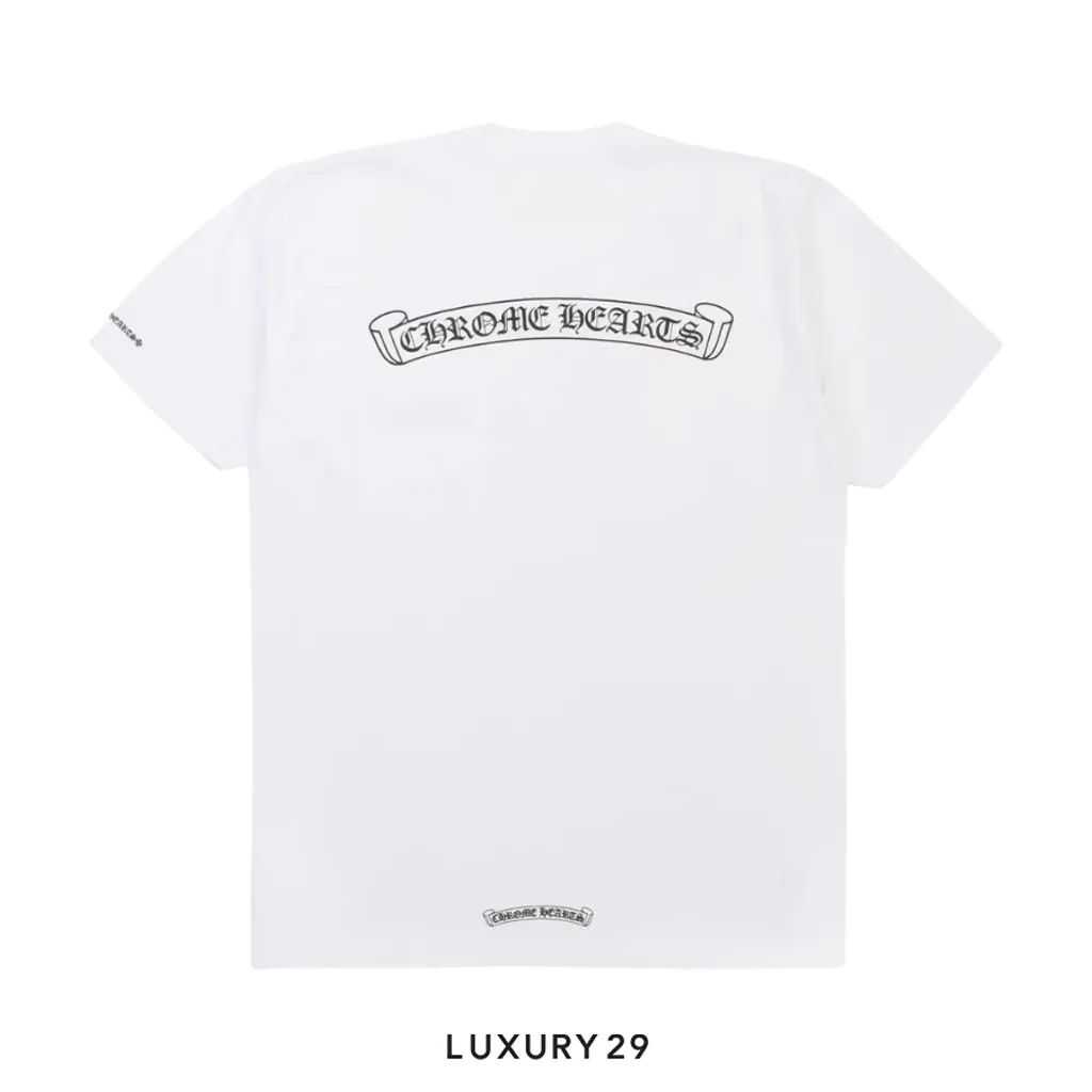 Chrome Hearts Las Vegas Exclusive T-Shirt (Color Print) White(2XL, White)