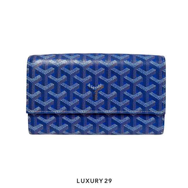 Goyard Varenne Continental Wallet Sky Blue
