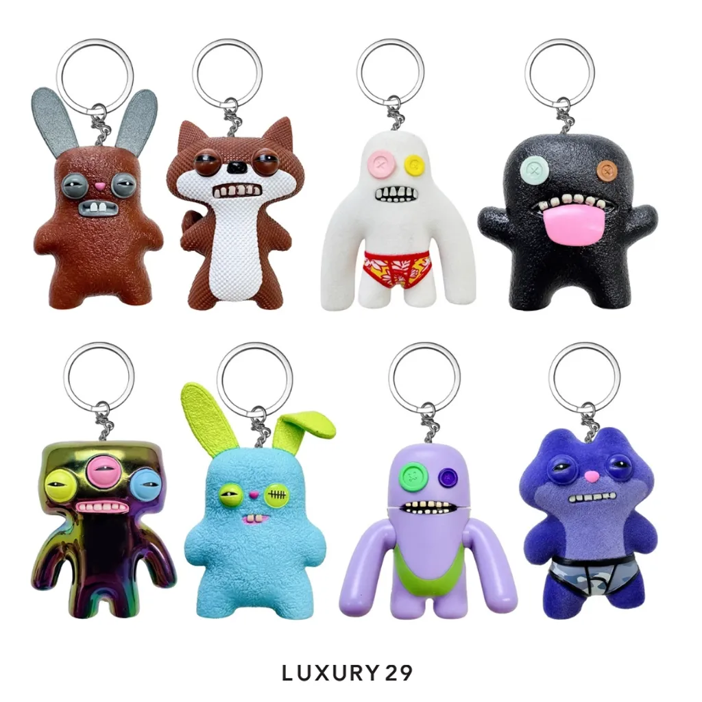 Fuggler Funny Ugly Monster Collectible Keychain Series 2(Small, Multicolour)