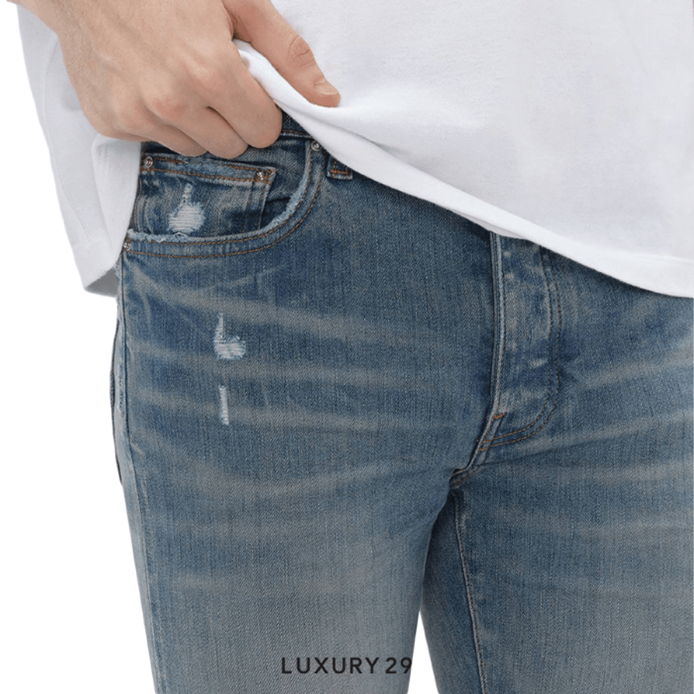 AMIRI STACK JEAN CLAY INDIGO(S, Blue)