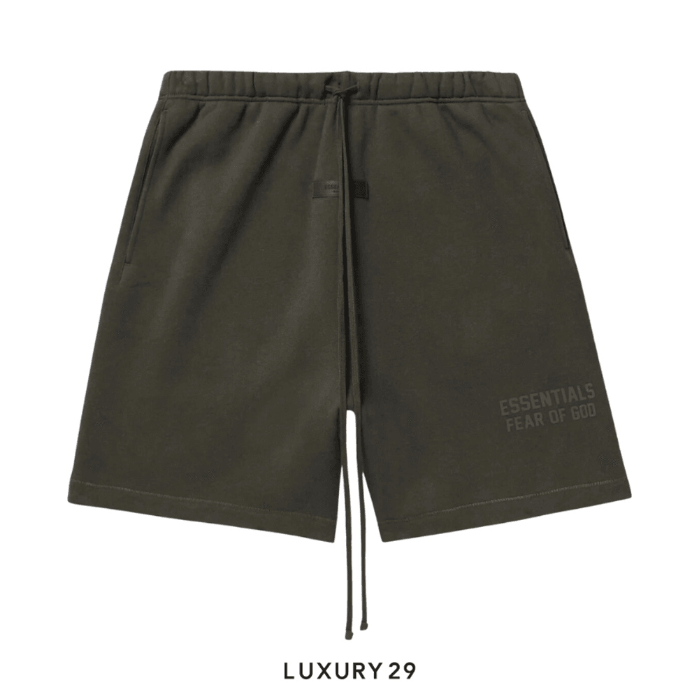Essentials Fear Of God Sweatshorts Off Black (FW22)(XS, Black)