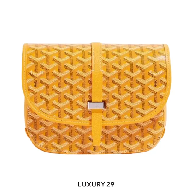 Goyard Belvedere PM Bag Yellow