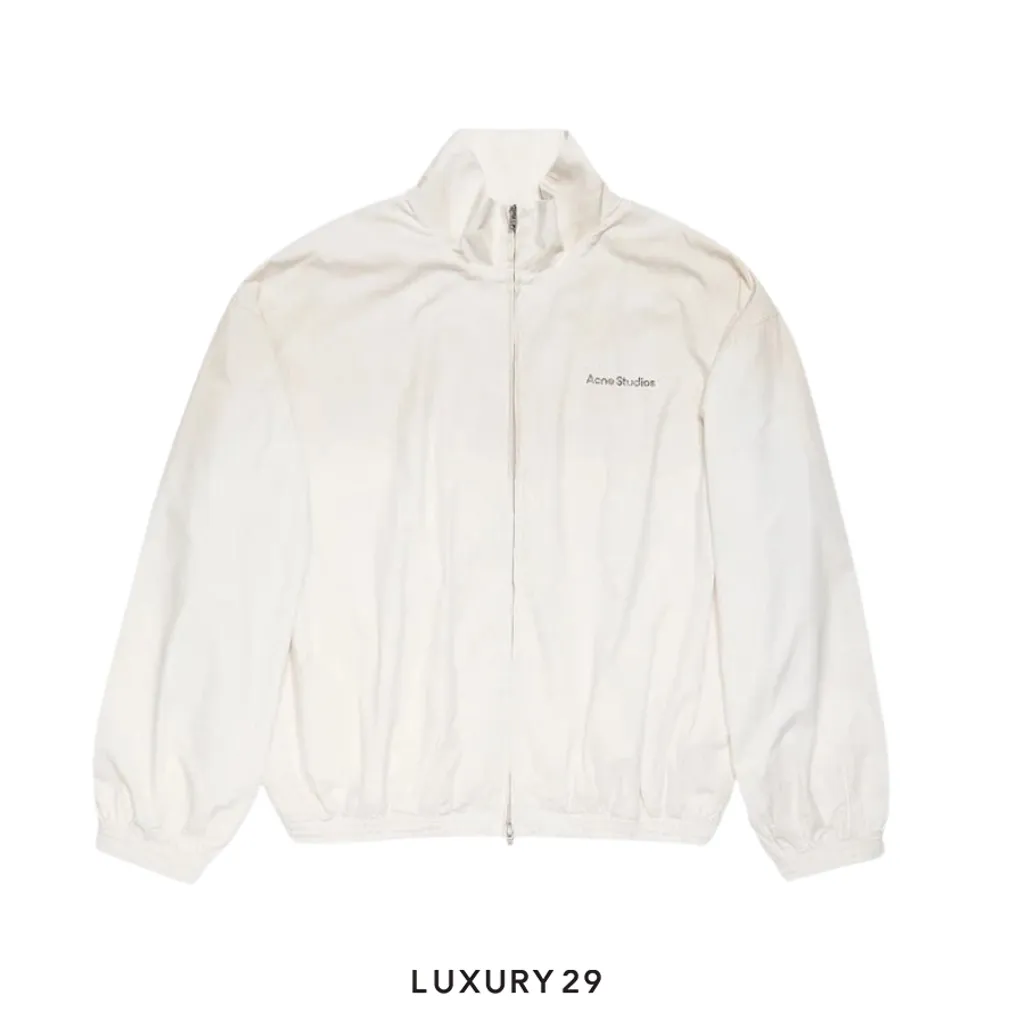 Acne studios Washed logo jacket Dusty white(44, White)