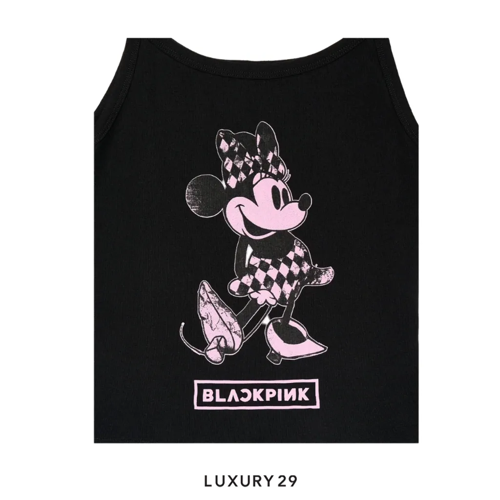Complex Disney x BLACKPINK Minnie Tank Top - Black(S, Black)