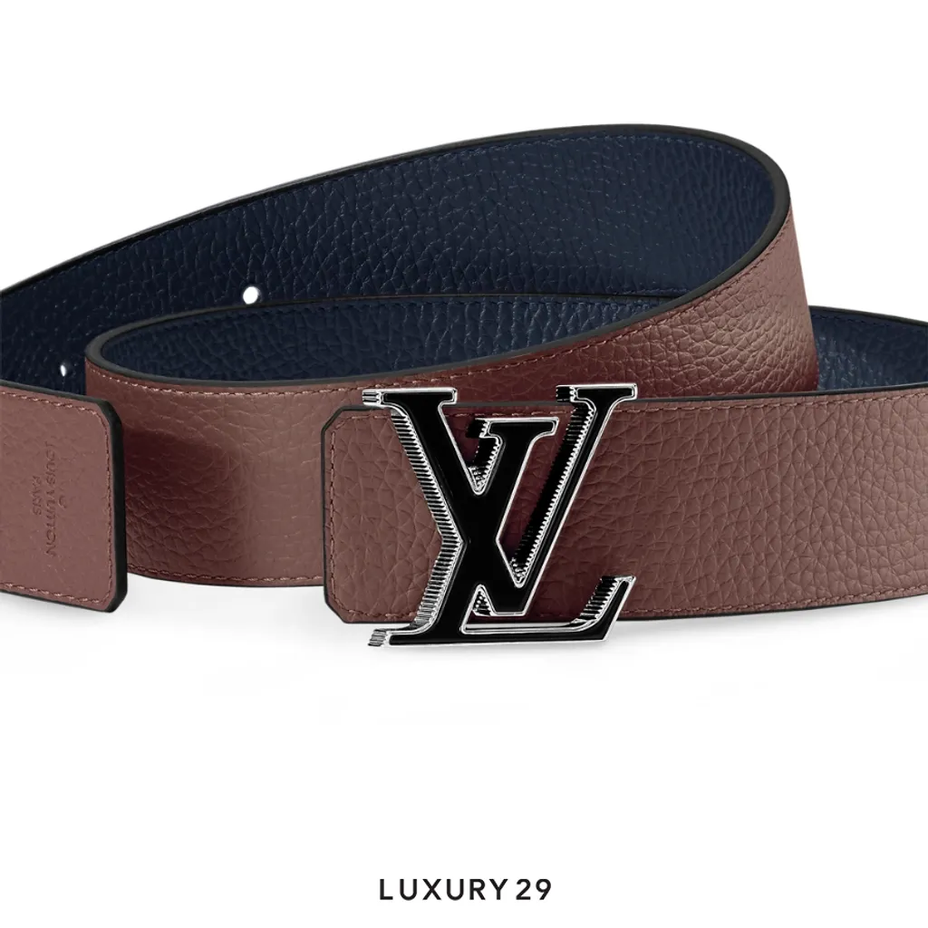 Louis Vuitton LV Tilt 40mm Reversible Belt Blue(40, Blue)