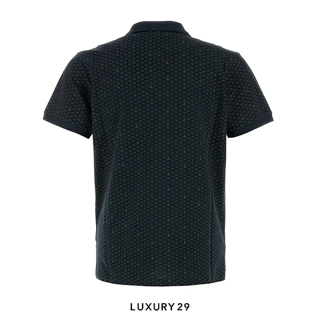 Vivienne westwood Printed piquet polo shirt(S, Black)