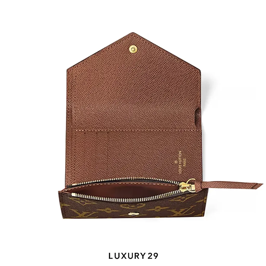 Louis Vuitton LV Victorine wallet Monogram Canvas Brown(Small, Brown)