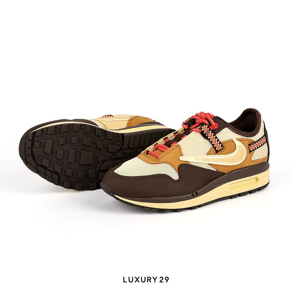 Nike Air Max 1 Travis Scott Cactus Jack Baroque Brown(39, Brown)
