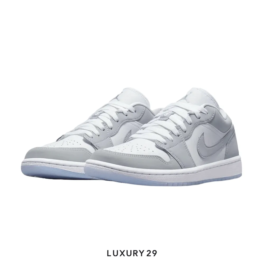 Nike Jordan 1 Low Wolf Grey (Women's)(W)(36, Grey)