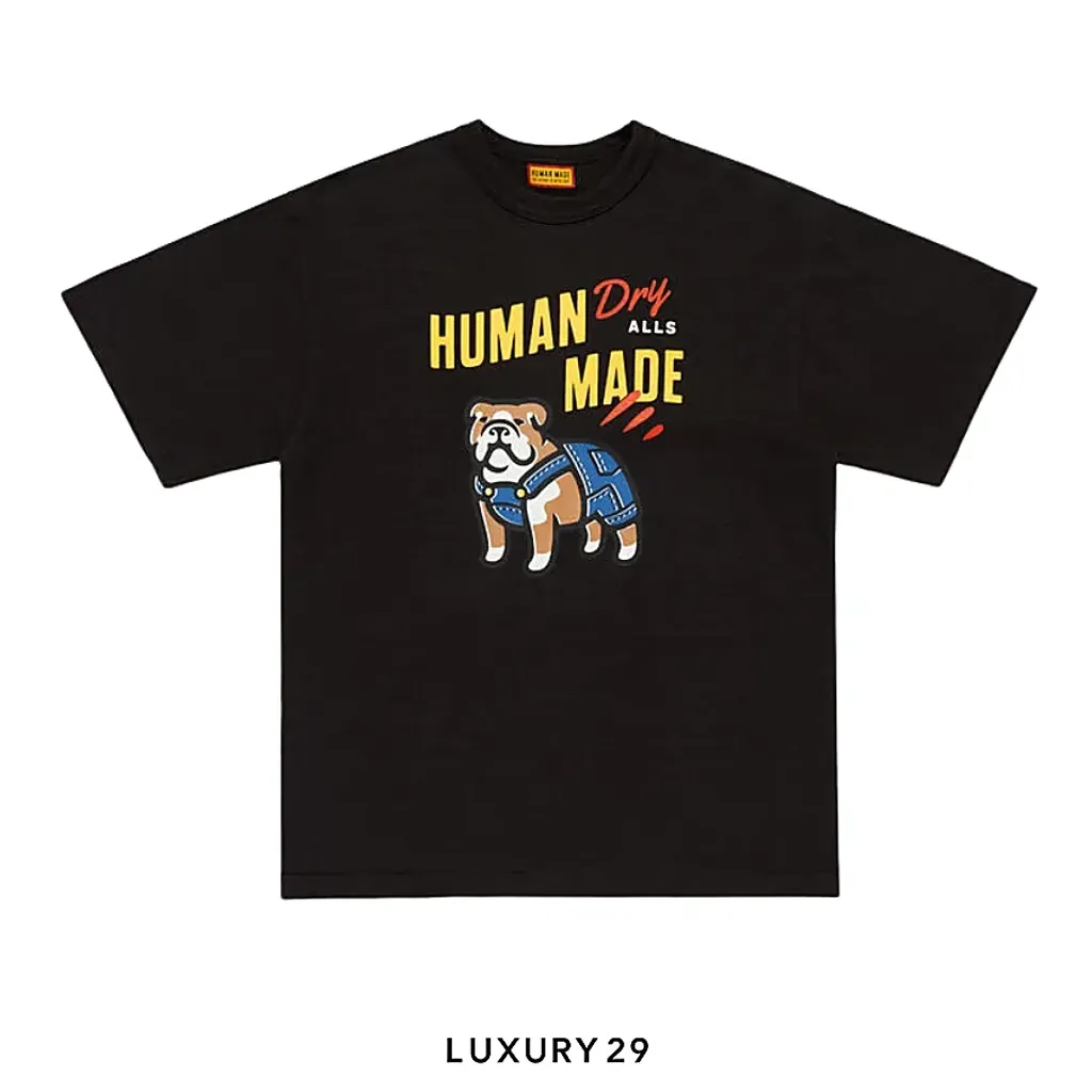 Human Made Graphic T-shirt Dry Alls Dog Black(S, Black)