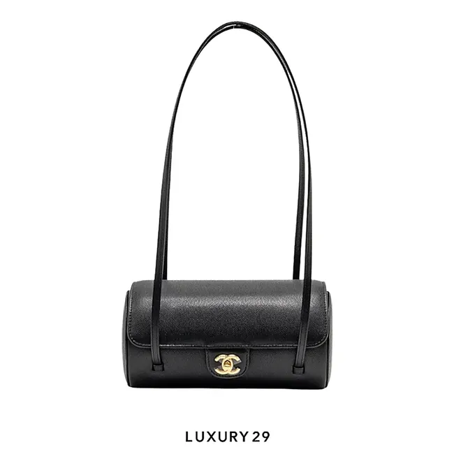 Chanel 26 Bowling Shoulder Bag Black