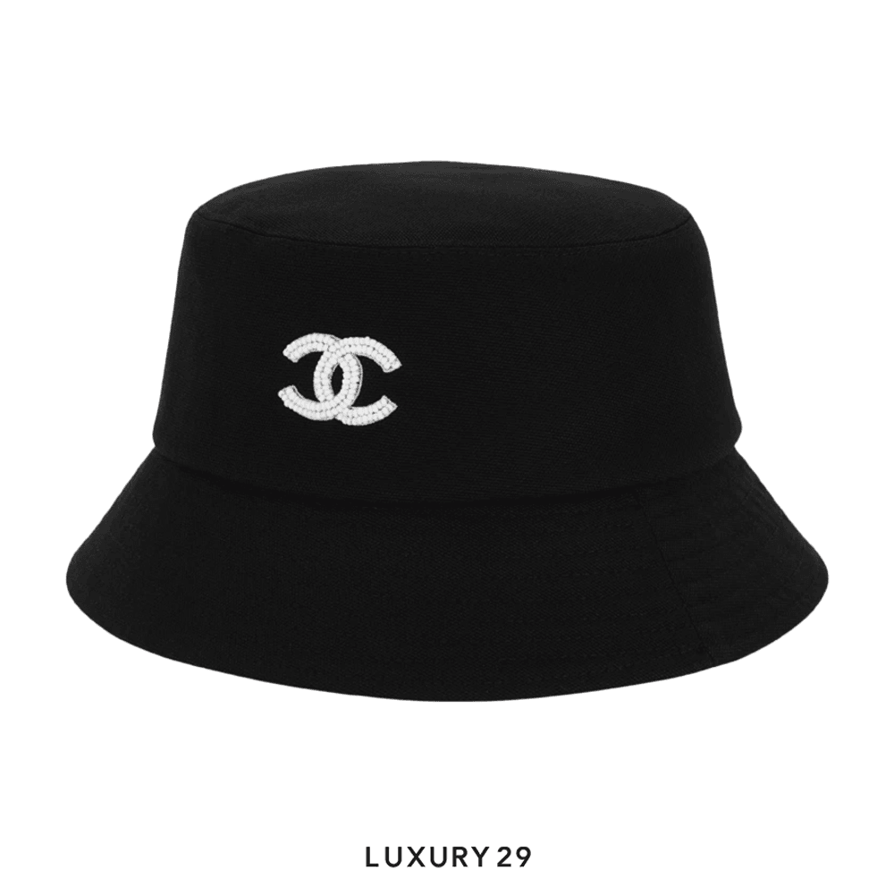 Chanel terry cloth bucket hat on sale