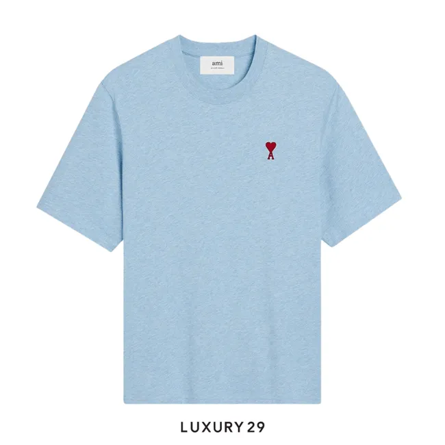 AMI DE COEUR T-SHIRT HEATHER CASHMERE BLUE