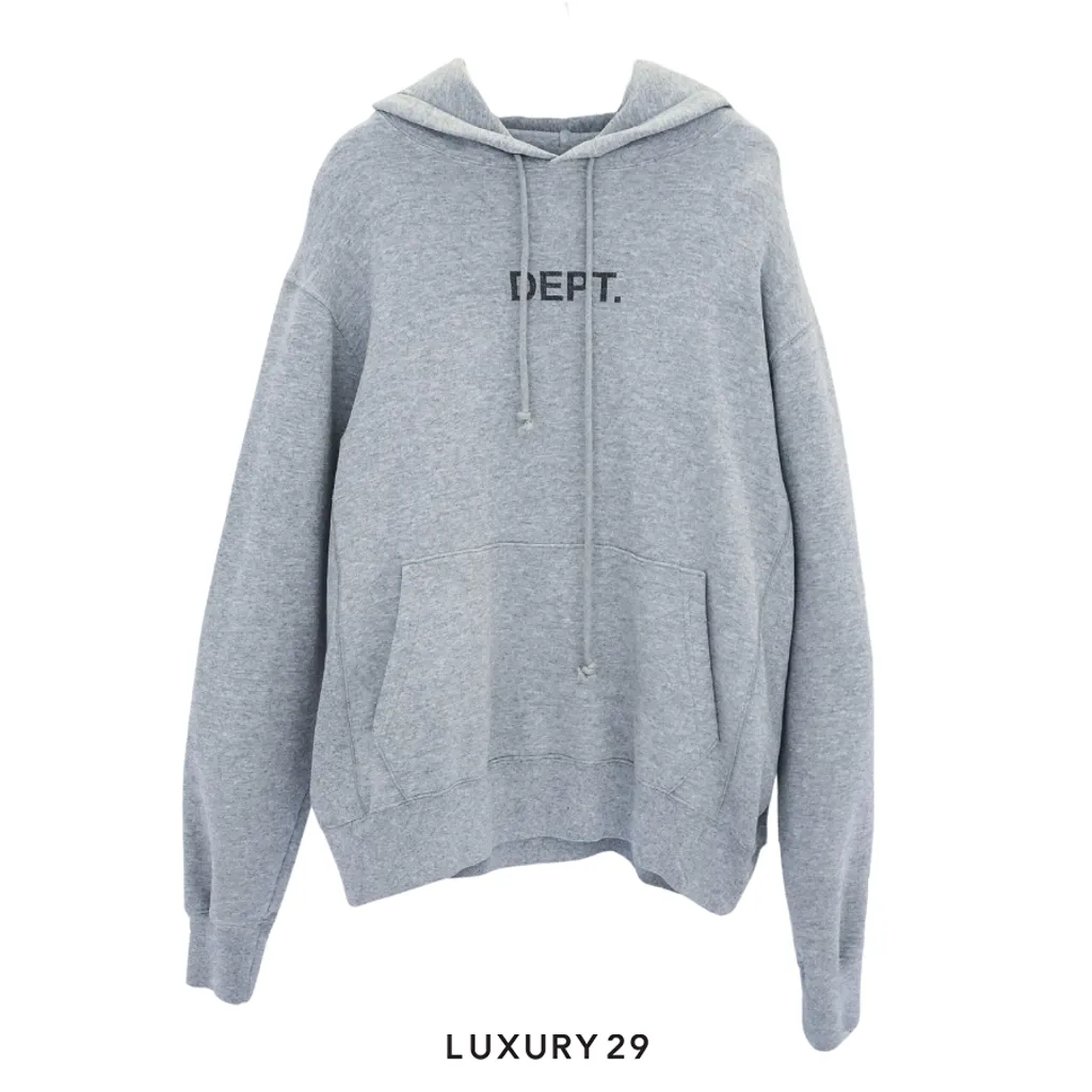 Gallery Dept. DEPT LOGO HOODIE HEATHER GREY(L, Grey)