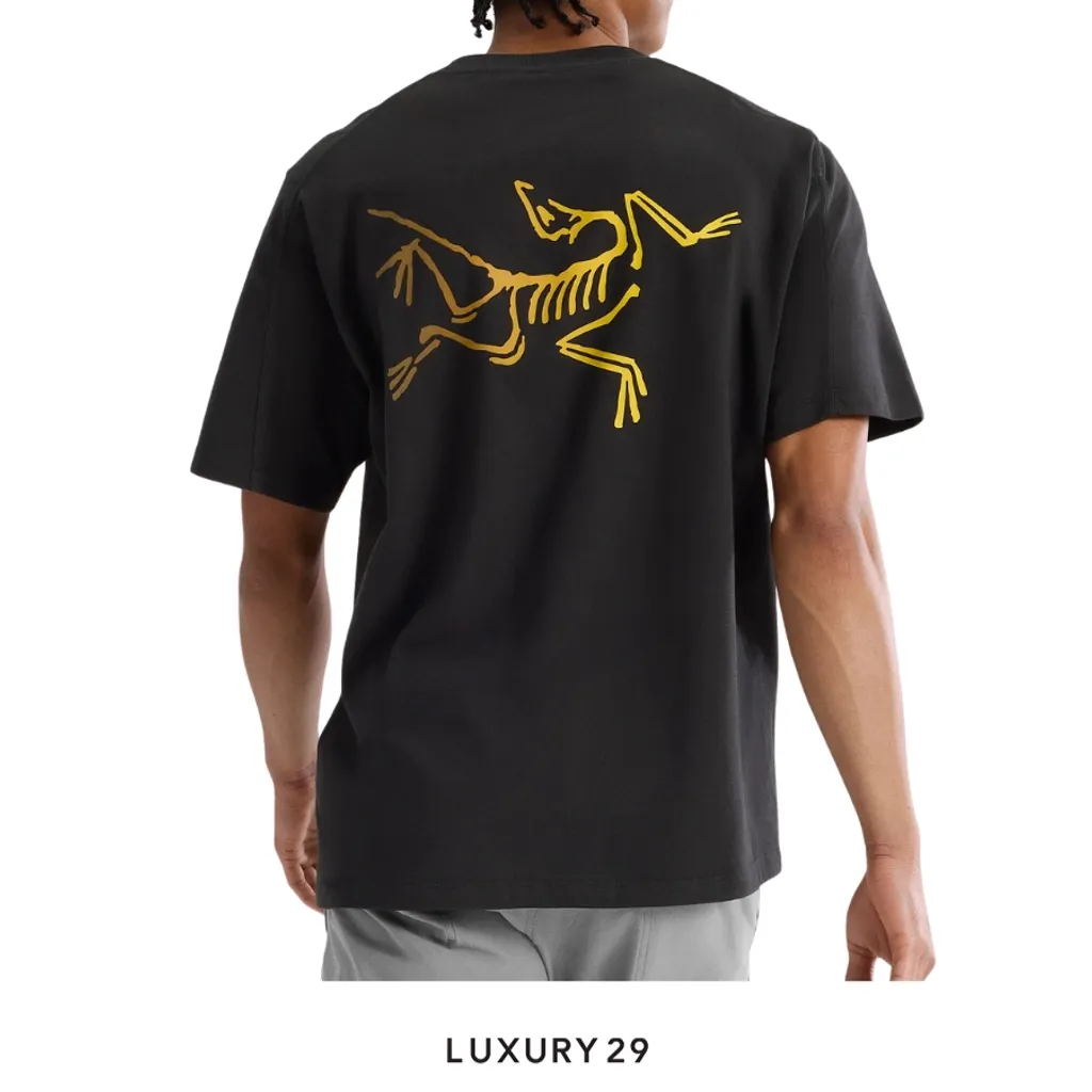 Arcteryx Kragg Cotton Logo Shirt SS M 24K Black(M, Black)