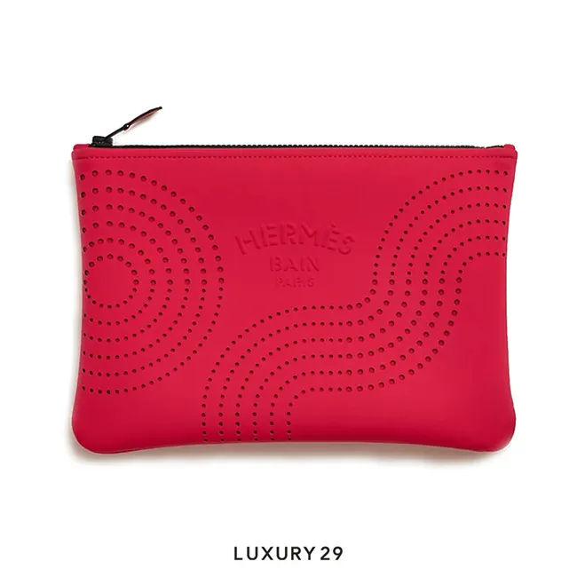 Hermes Neobain Zen Au Soleil Case, Small Model Rose Anguria
