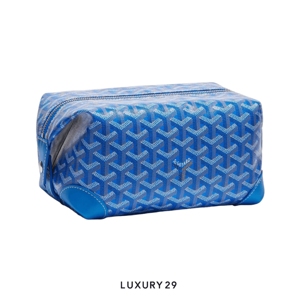 Goyard Bowling 25 Toiletry Bag Sky Blue(Small, Blue)